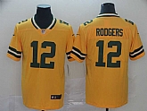 Nike Packers 12 Aaron Rodgers Gold Inverted Legend Limited Jersey,baseball caps,new era cap wholesale,wholesale hats